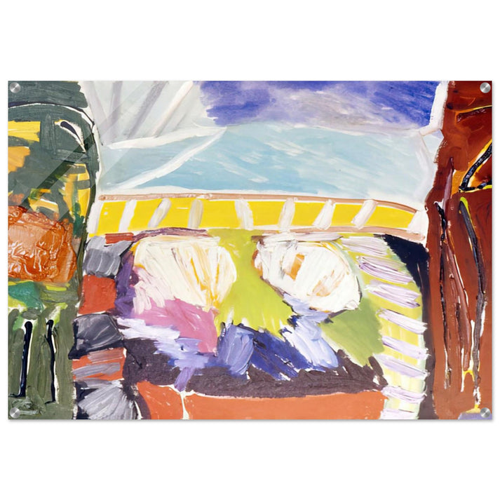 Taurean Entrance - 1973 - Ronnie Landfield Acrylic Print - 70x100 cm / 28x40″ inches