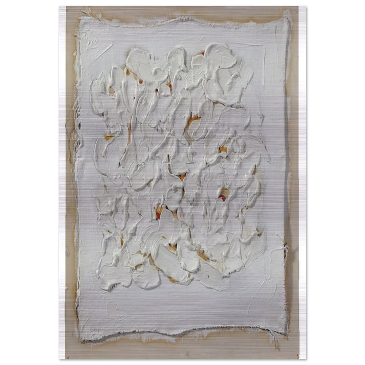 Untitled - Robert Ryman Brushed Aluminum Print - 70x100 cm / 28x40 inches | Robert Ryman Aluminum Print | Robert Ryman Prints