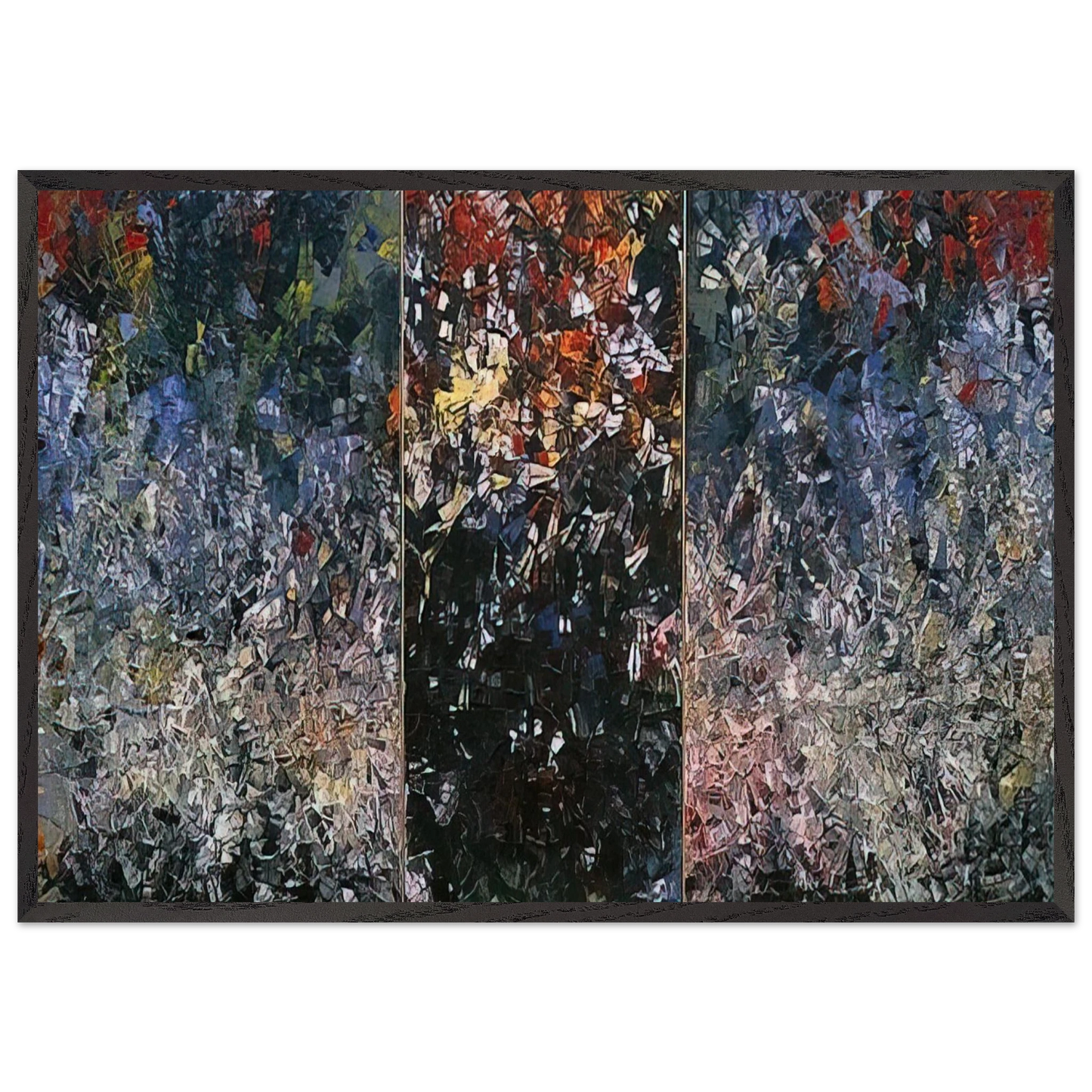 Pavane - Jean-Paul Riopelle Framed Art Print – Black Wooden Frame - Default Title - -Framed Art Print