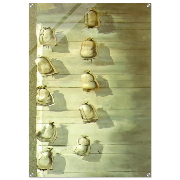 SET DESIGN FOR THE BALLET LOS SACOS DEL MOLINERO - Salvador Dali Acrylic Print - 70x100 cm / 28x40″ inches