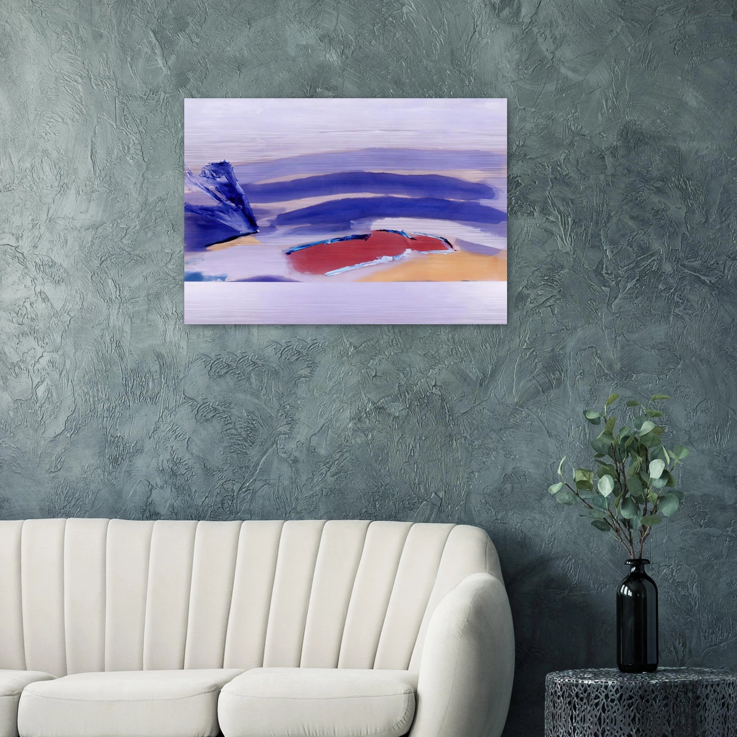 The Spaniard For Picasso - 1980 - Ronnie Landfield Brushed Aluminum Print - 70x100 cm / 28x40 inches | Ronnie Landfield Aluminum Print | Ronnie Landfield Prints