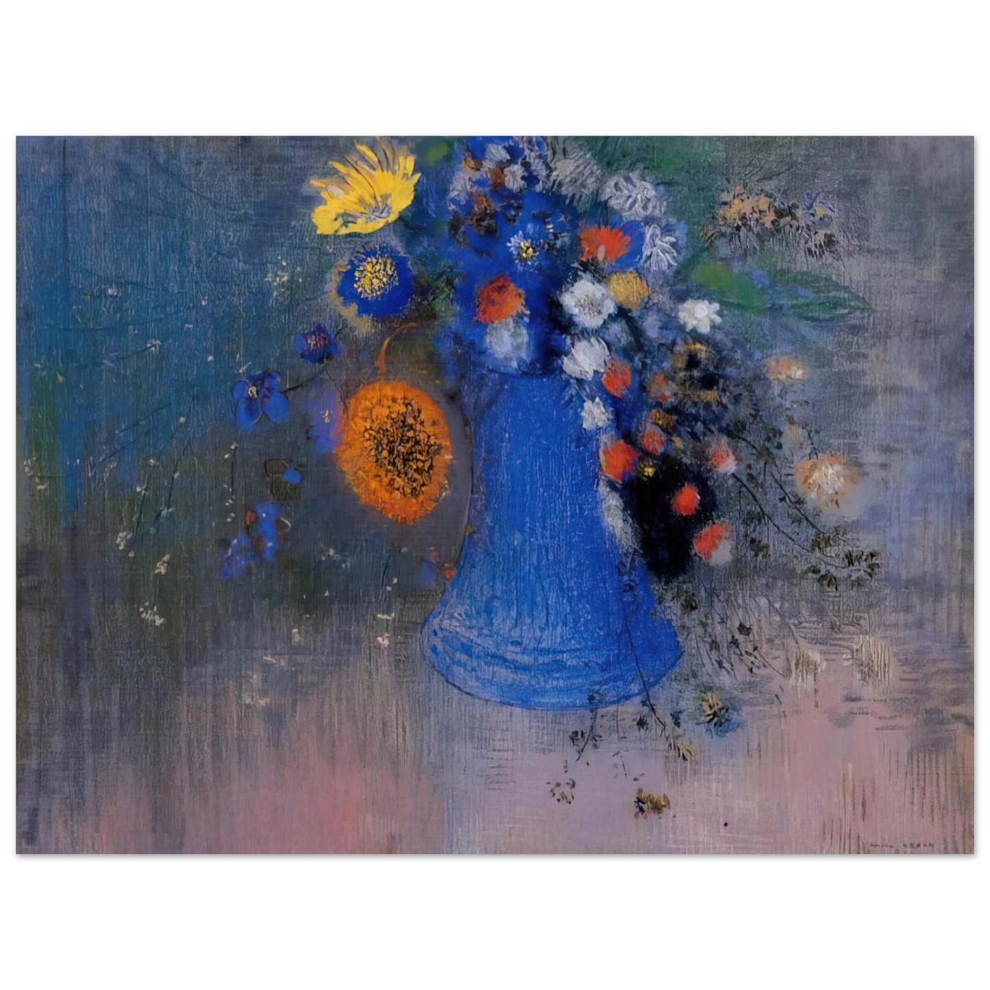 Odilon Redon - VASE OF FLOWERS 8 Fine Art Poster - Default Title
