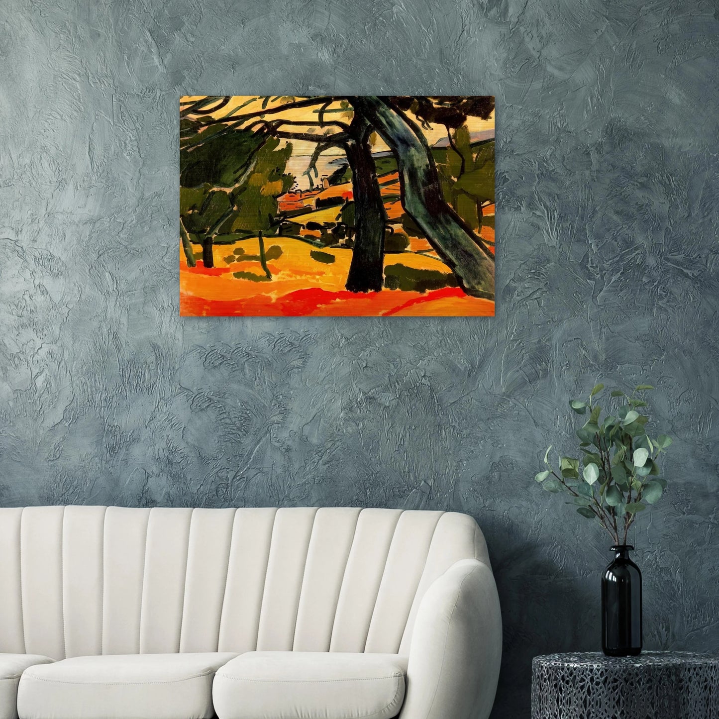 LANDSCAPE 1907 1 - Andre Derain Brushed Aluminum Print - 70x100 cm / 28x40 inches | Andre Derain Aluminum Print | Andre Derain Prints