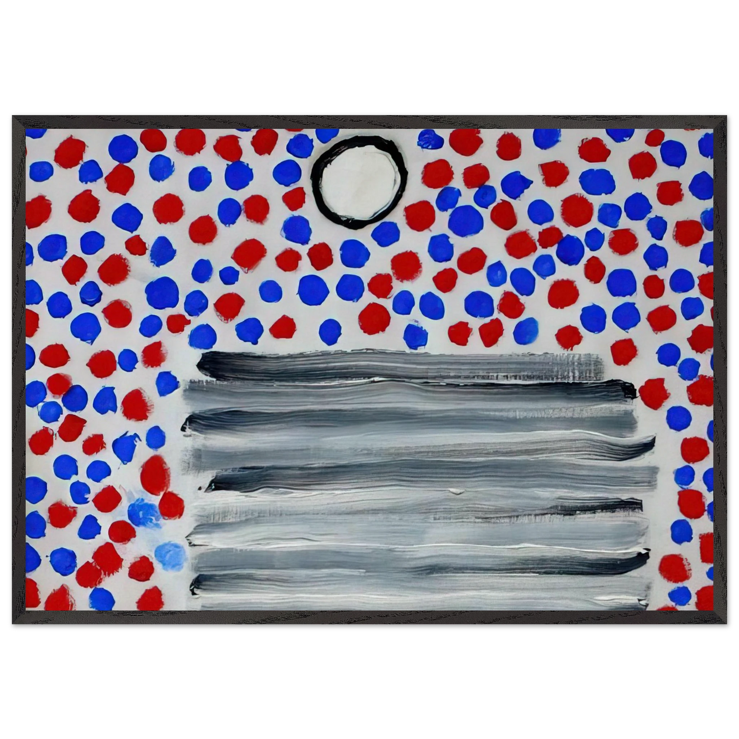 Spots - 1967 - Forrest Bess Framed Art Print – Black Wooden Frame - Default Title - -Framed Art Print