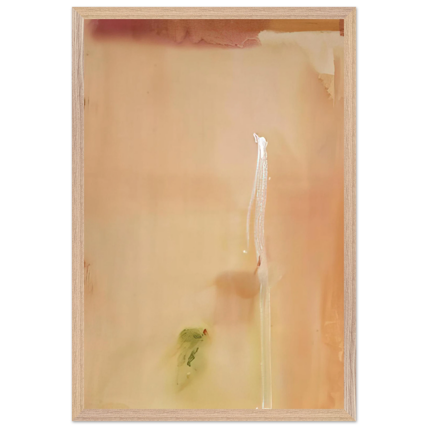 Helen Frankenthaler - Dawn Stroke - 1977 Wall art - 30x40 cm / 12x16 inches - Premium Wooden Framed Poster With Fine Art Paper - White frame