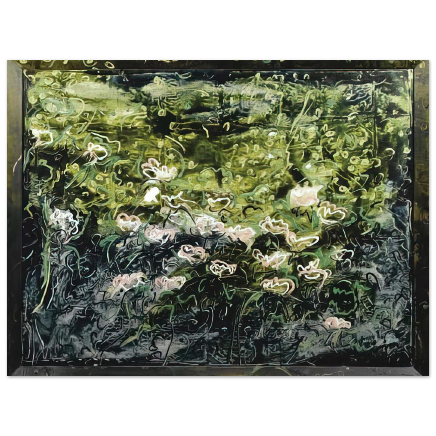 Mario Schifano - Acquatico - Art Informel Fine Art Poster - Default Title