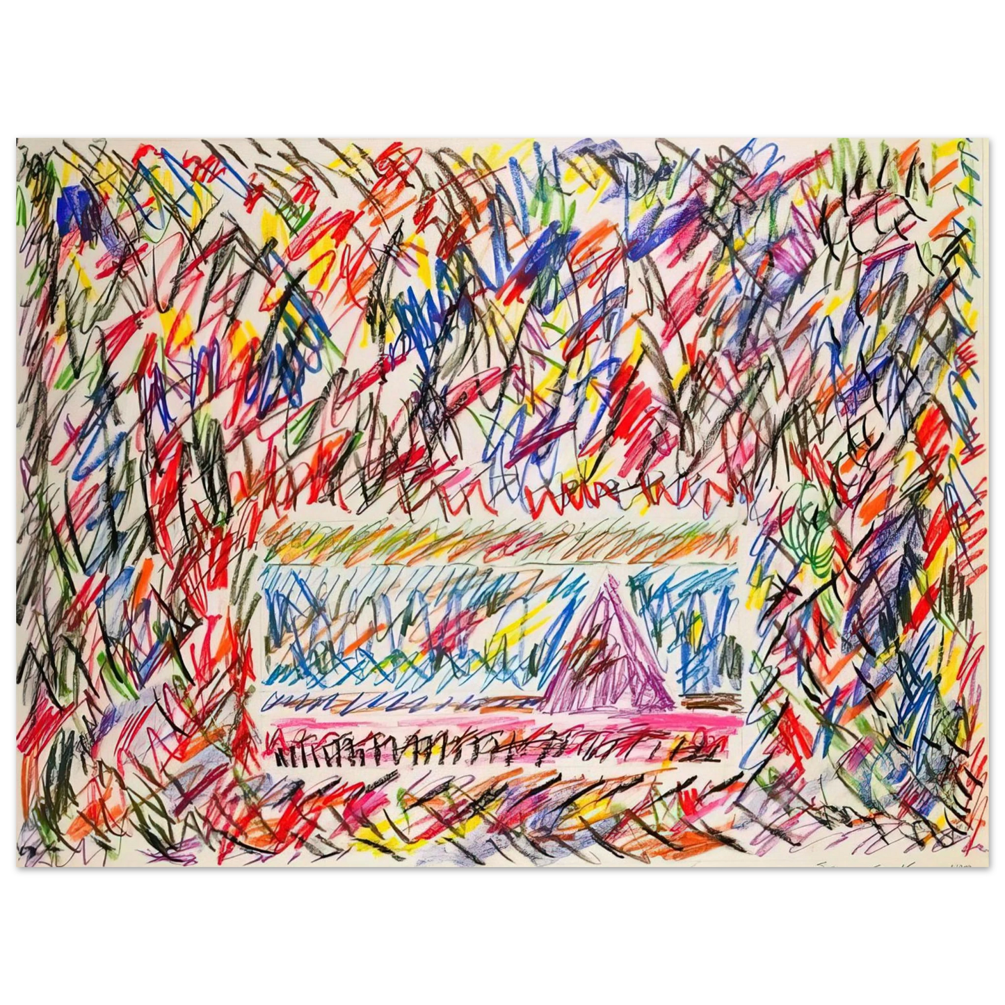 Sam Gilliam - Coffee Thyme Fine Art Poster - Default Title