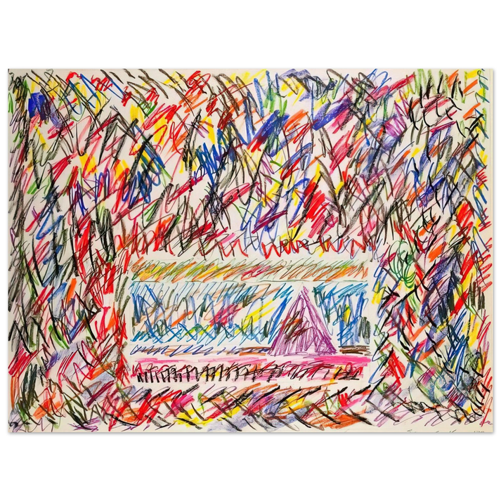 Sam Gilliam - Coffee Thyme 75x100 cm / 30x40inches Fine Art Poster
