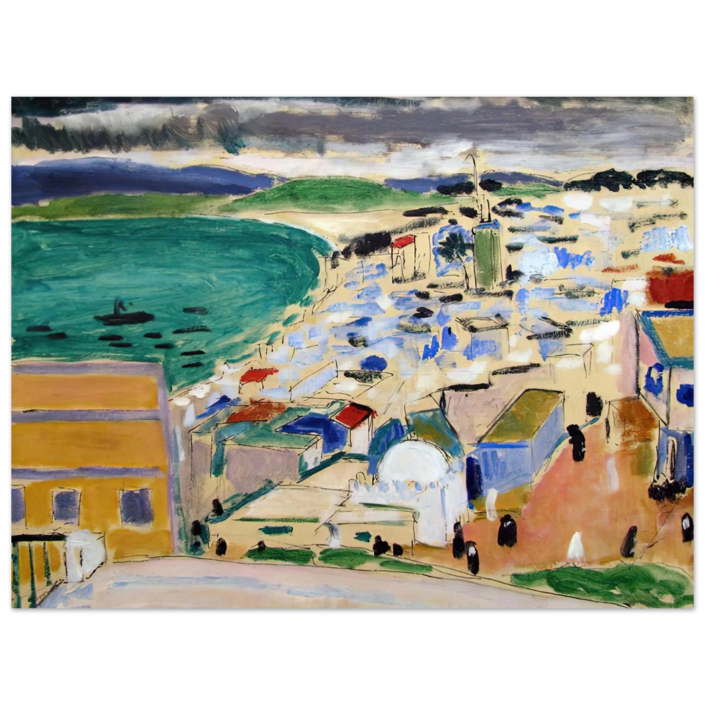 Henri Matisse - THE BAY OF TANGIER 1912 Fine Art Poster - Default Title