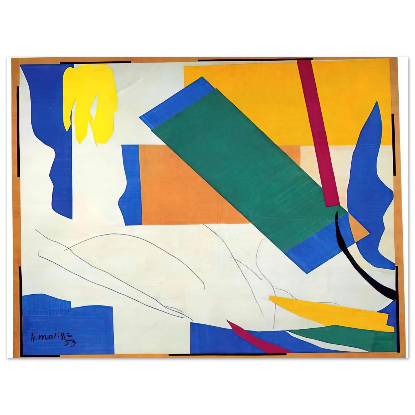 Henri Matisse - MEMORY OF OCEANIA Fine Art Poster - Default Title