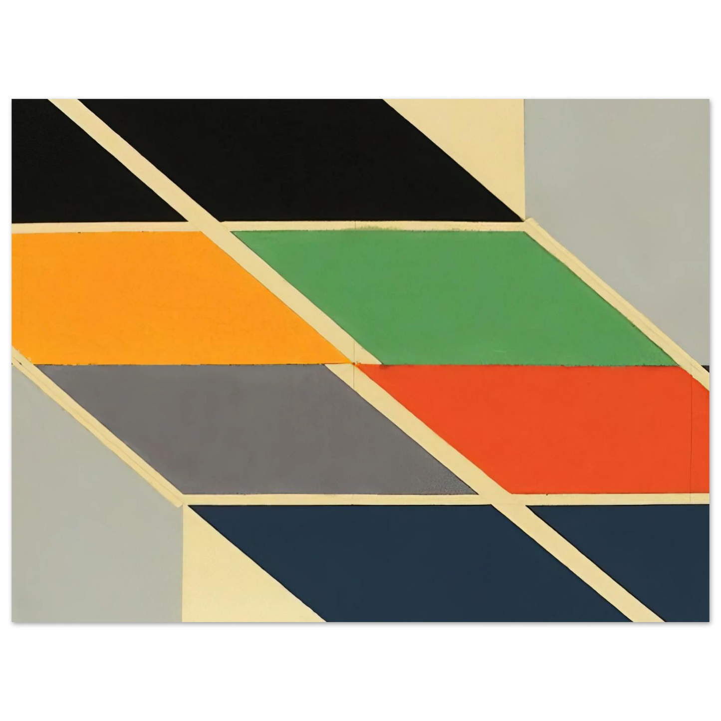 Larry Zox - Big Bang Series - 1966 Fine Art Poster - Default Title