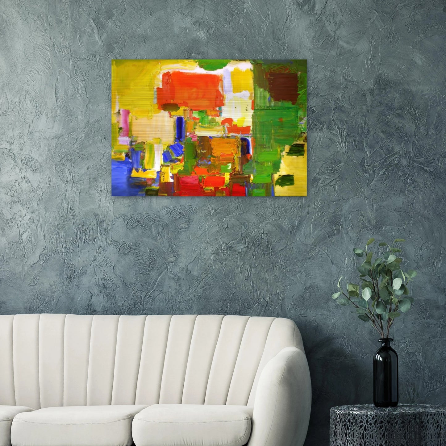 August Light - Hans Hofmann Brushed Aluminum Print - 70x100 cm / 28x40 inches | Hans Hofmann Aluminum Print | Hans Hofmann Prints