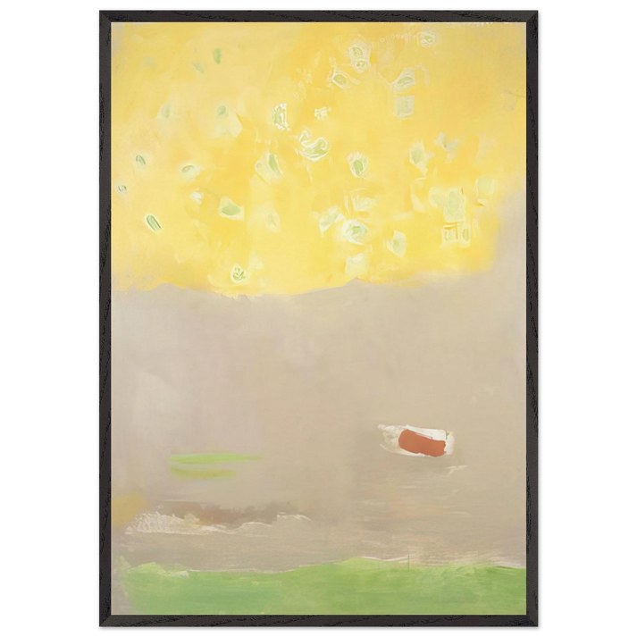 COMPOSITION 1997 - Esteban Vicente 70x100 cm / 28x40 inches Framed Art Print – Black Wooden Frame