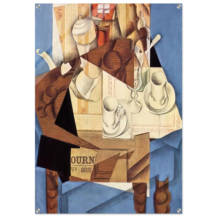 BREAKFAST 1914 - Juan Gris Acrylic Print - 70x100 cm / 28x40″ inches