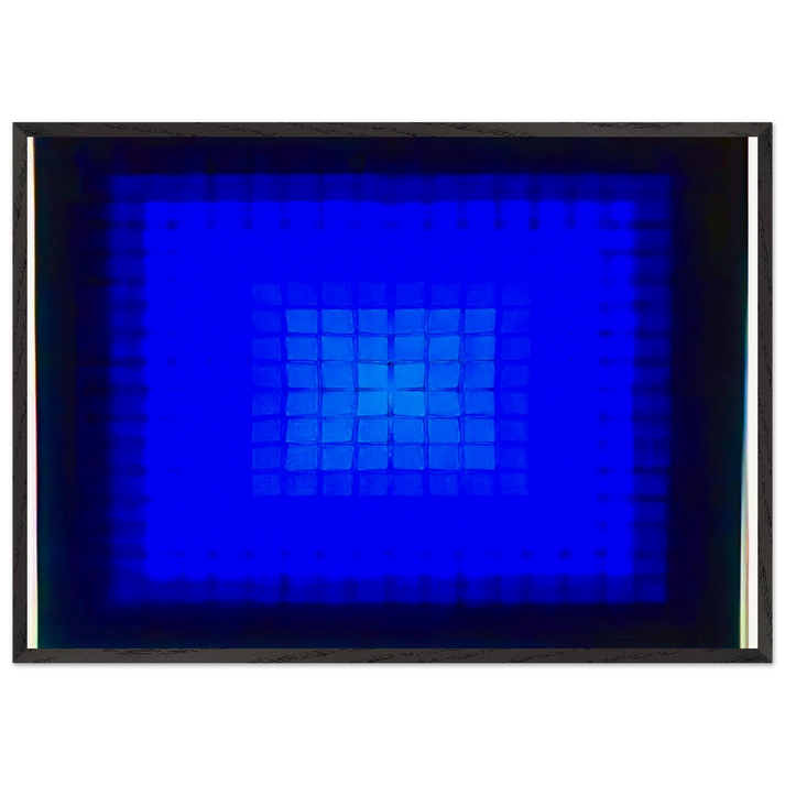 Quasar - 1966 - Victor Vasarely 70x100 cm / 28x40 inches Framed Art Print – Black Wooden Frame