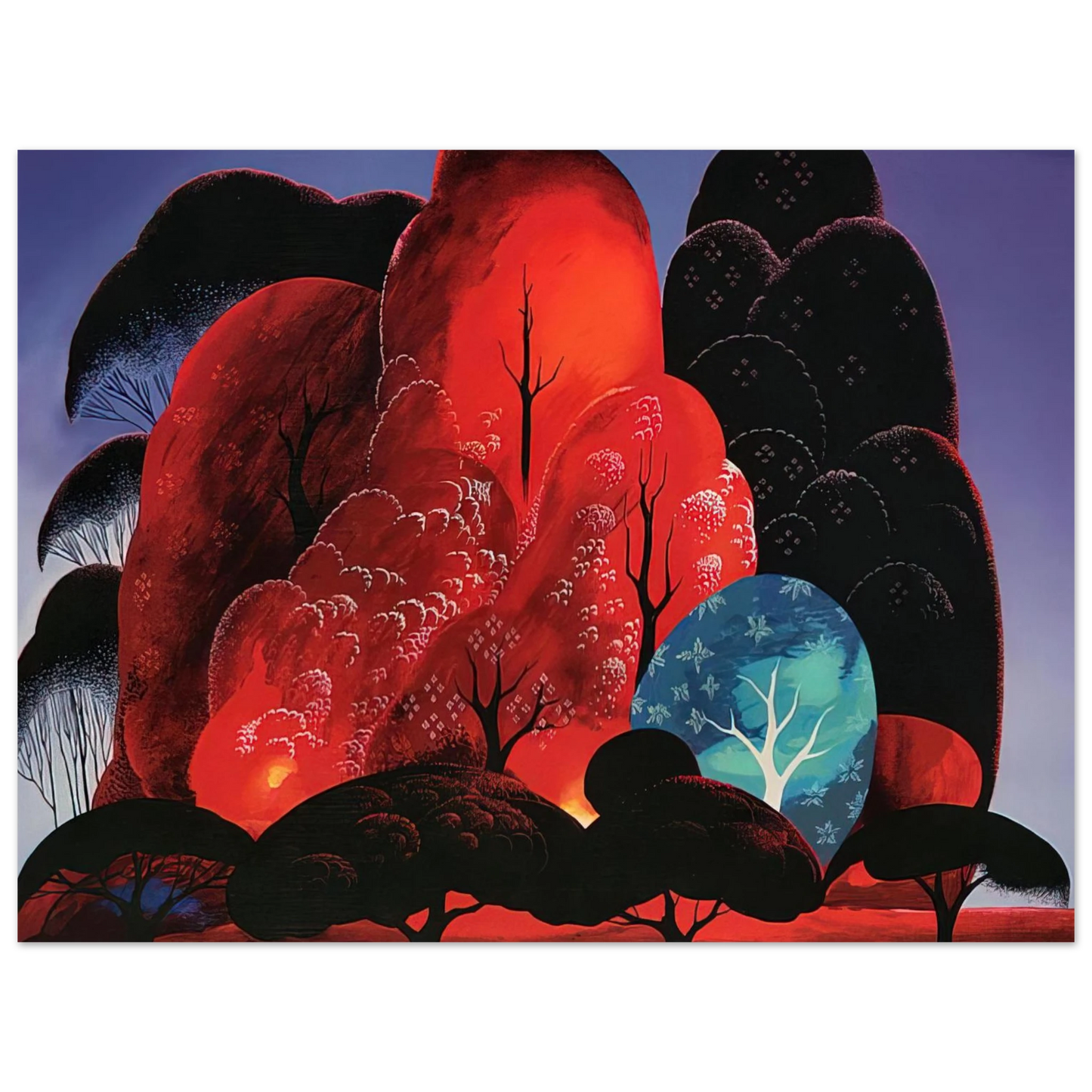 Eyvind Earle - Blazing Glory Fine Art Poster - Default Title