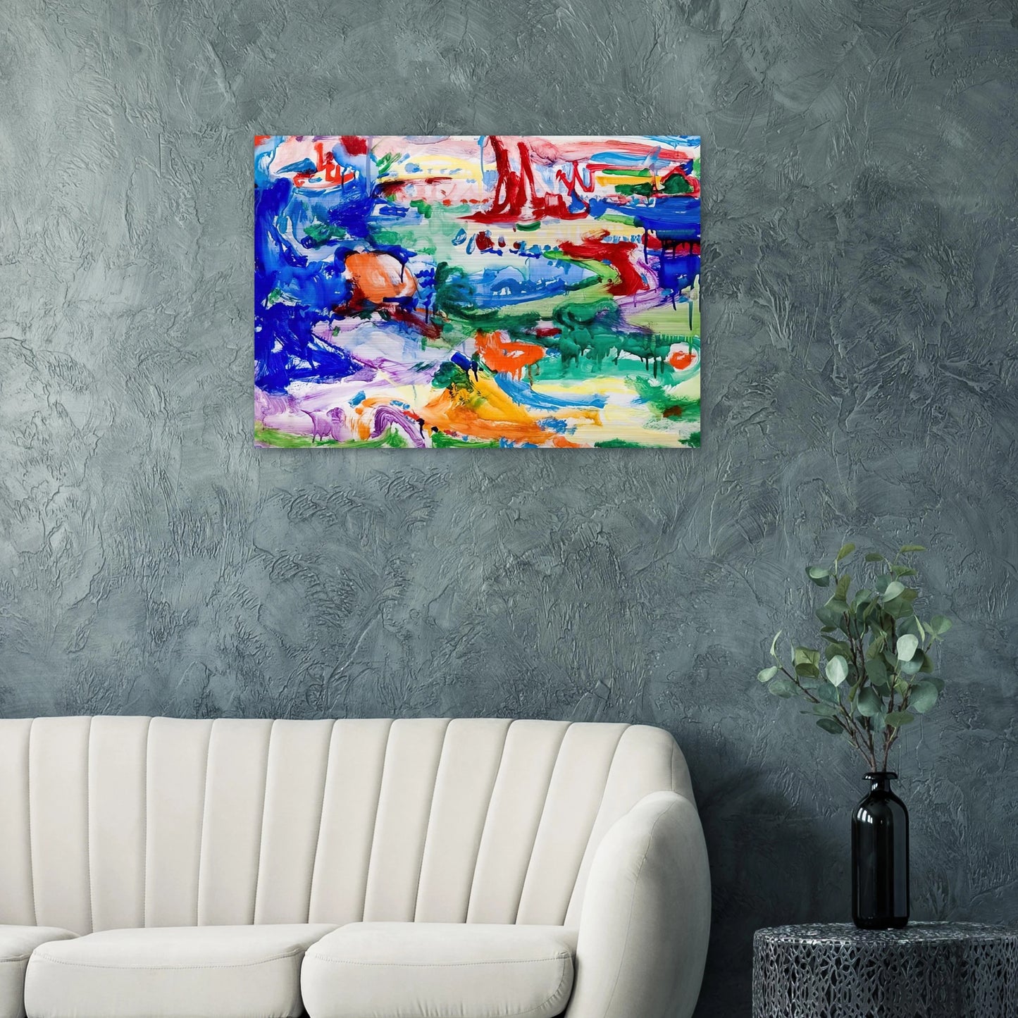 Landscape - Hans Hofmann Brushed Aluminum Print - 70x100 cm / 28x40 inches | Hans Hofmann Aluminum Print | Hans Hofmann Prints