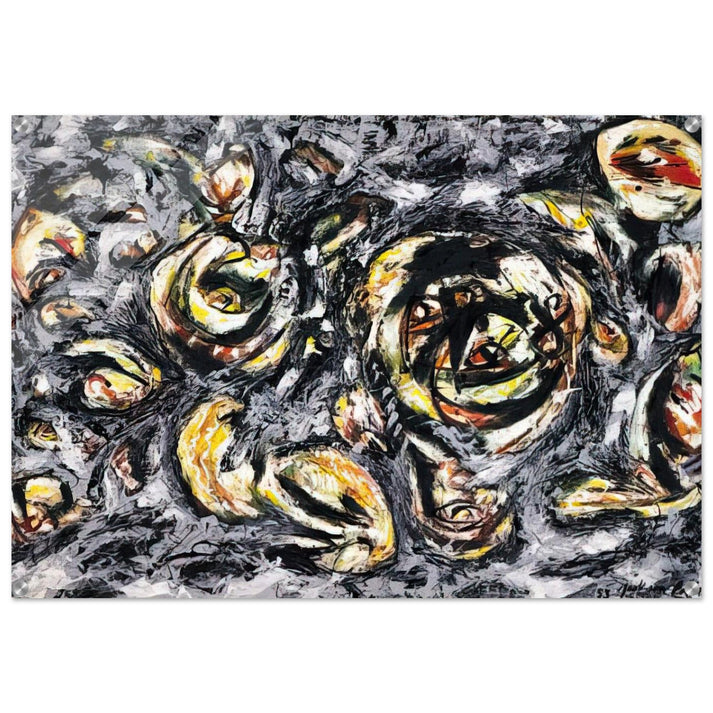 OCEAN GREYNESS 1953 - Jackson Pollock Acrylic Print - 70x100 cm / 28x40″ inches