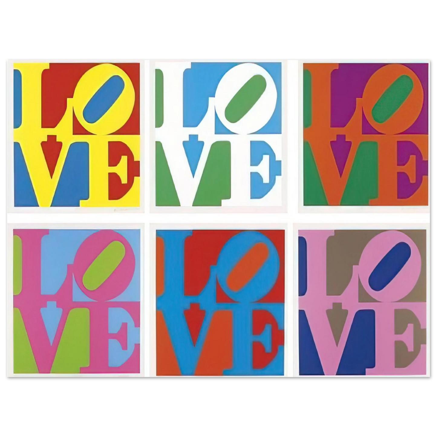 Robert Indiana - The Garden of Love Fine Art Poster - Default Title