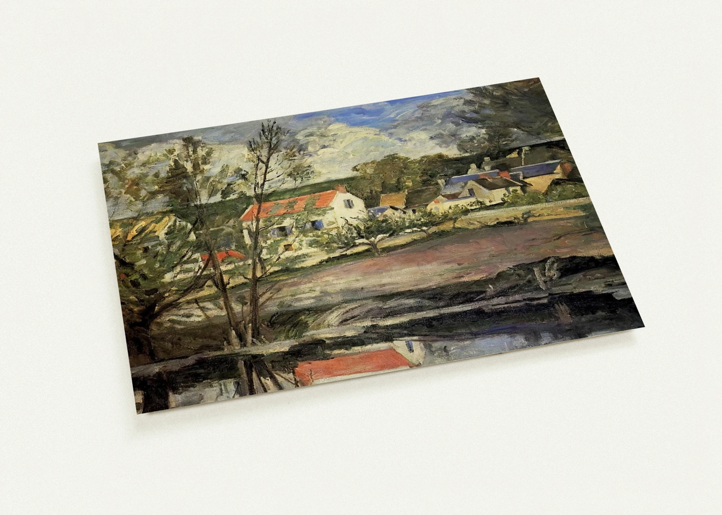 In the Oise Valley By Paul Cézanne Pack of 10 Post Cards | Paul Cézanne Post Cards | A6 (10.5 x 14.8 cm) - 4.1 x 5.8 inches