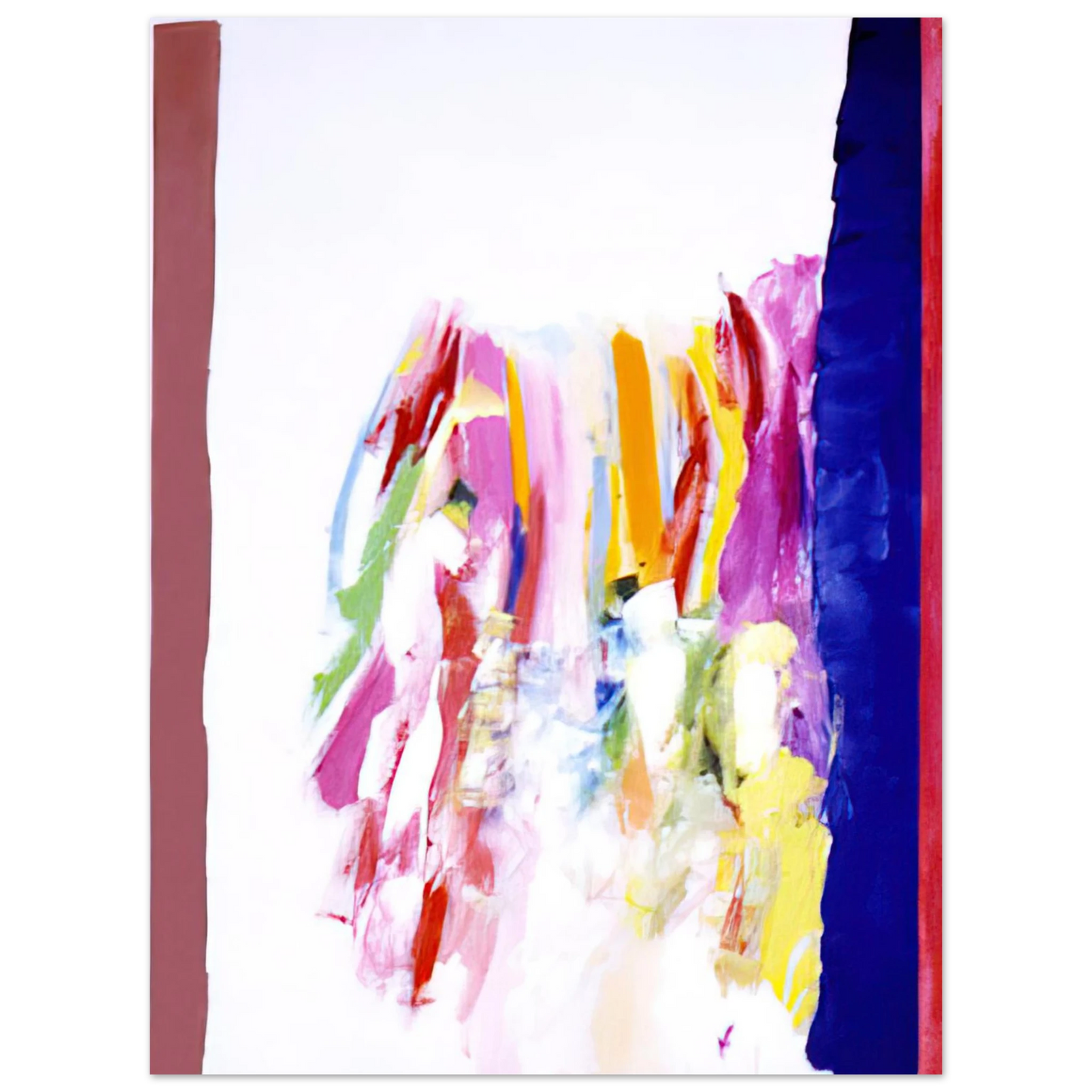 Ronnie Landfield - Jubilant Blue - 1972 Fine Art Poster - Default Title