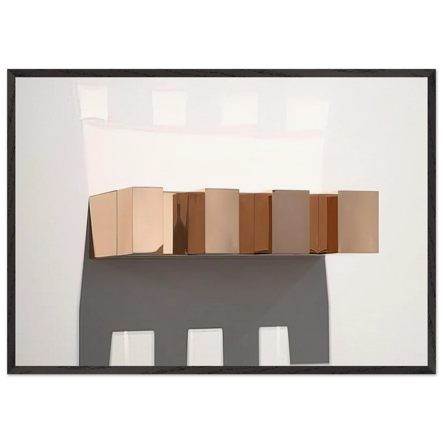 Untitled 72-22 Bernstein - 1972 - Donald Judd 70x100 cm / 28x40 inches Framed Art Print – Black Wooden Frame