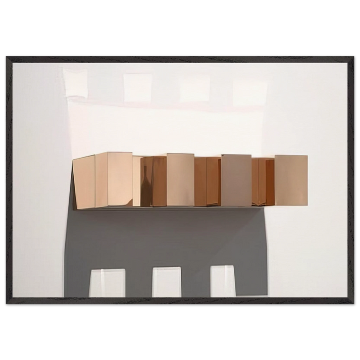 Untitled 72-22 Bernstein - 1972 - Donald Judd 70x100 cm / 28x40 inches Framed Art Print – Black Wooden Frame