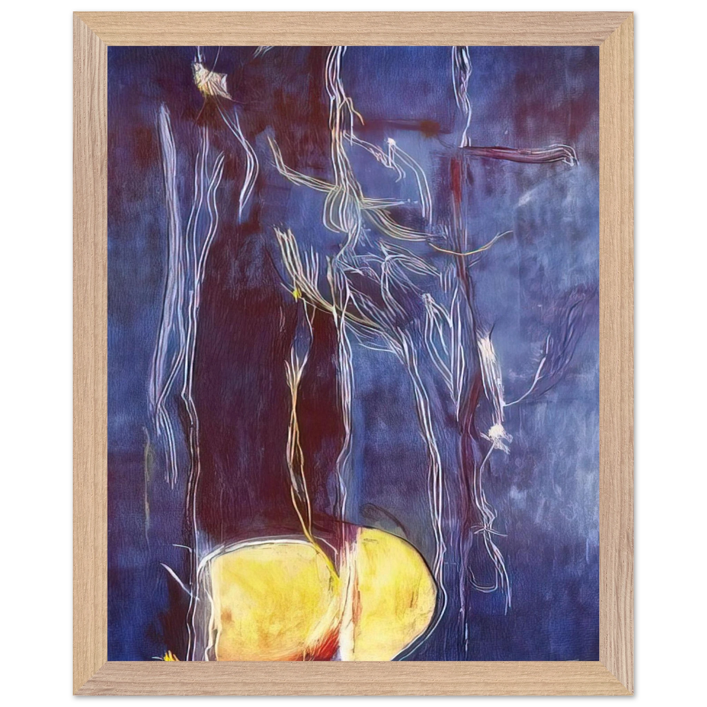 Helen Frankenthaler - All About Blue - 1994 Wall art - 45x60 cm / 18x24 inches - Fine Art Poster - -