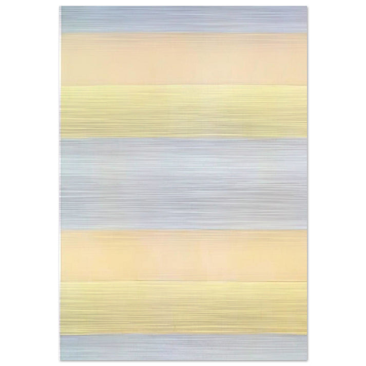 With My Back to the World - Agnes Martin Brushed Aluminum Print - 70x100 cm / 28x40 inches | Agnes Martin Aluminum Print | Agnes Martin Prints