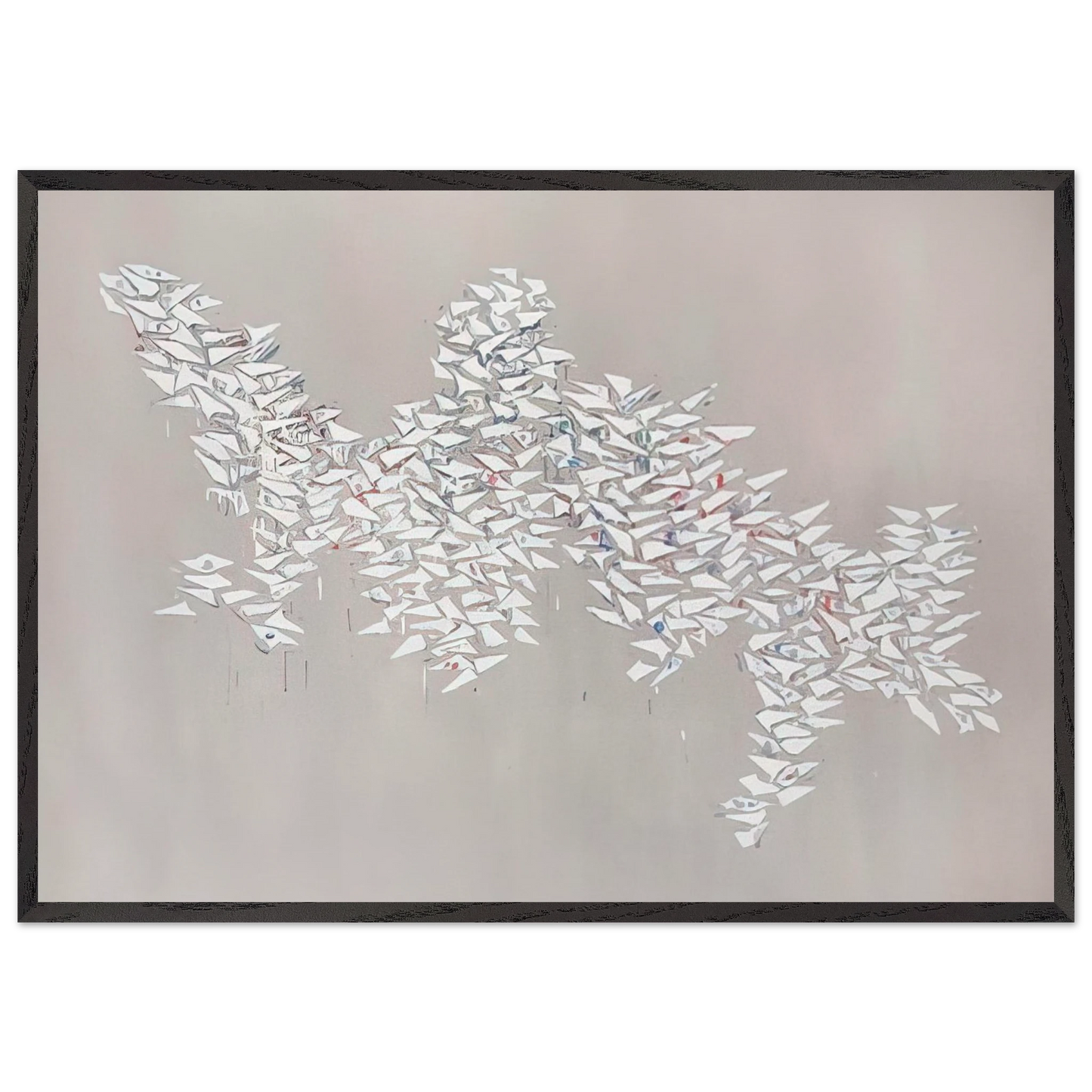 Motion II - 1981 - Robert Goodnough 70x100 cm / 28x40 inches Framed Art Print – Black Wooden Frame