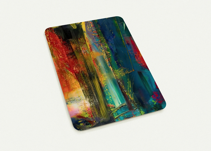ABSTRACT PAINTING 599 1986 By Gerhard Richter Pack of 10 Post Cards | Gerhard Richter Post Cards | A6 (10.5 x 14.8 cm) - 4.1 x 5.8 inches