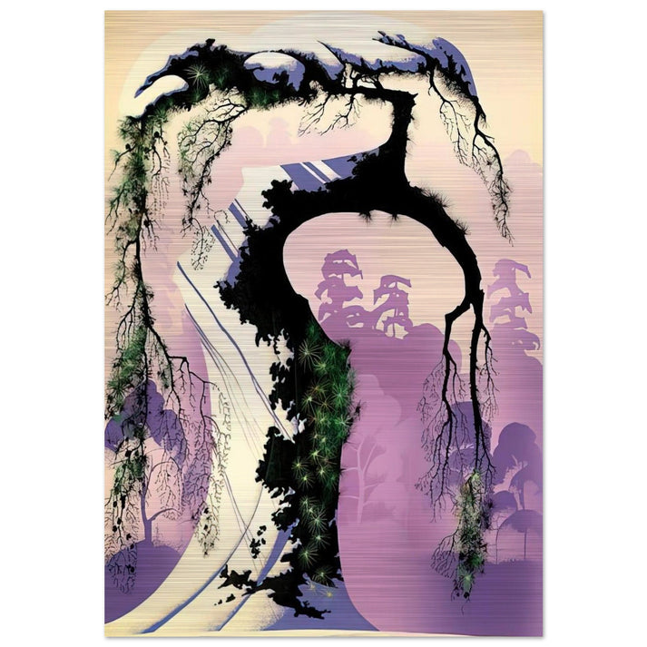 Norway Pine - Eyvind Earle Brushed Aluminum Print - 70x100 cm / 28x40 inches | Eyvind Earle Aluminum Print | Eyvind Earle Prints