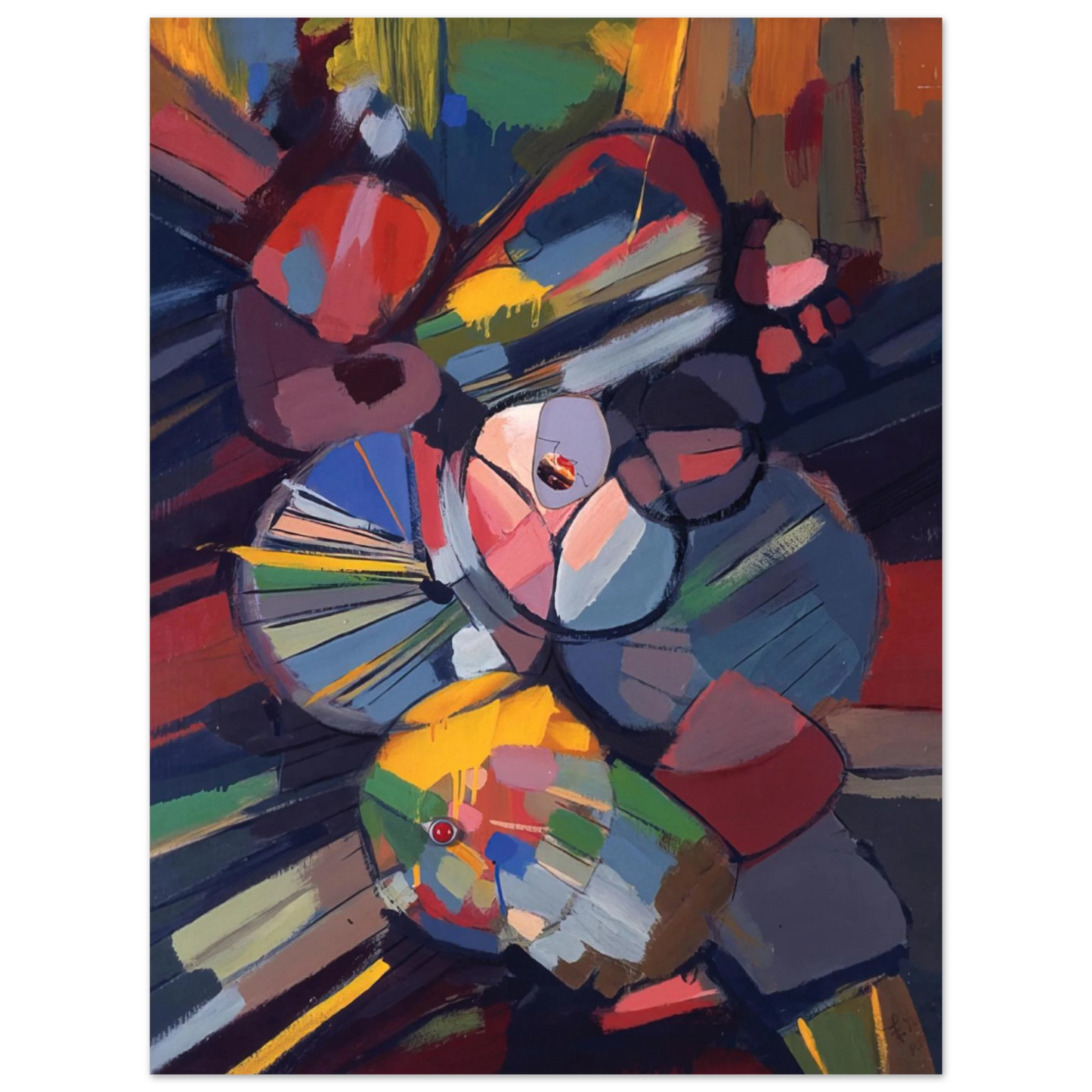 Gebre Kristos Desta - Crystalline - 1975 Fine Art Poster - Default Title