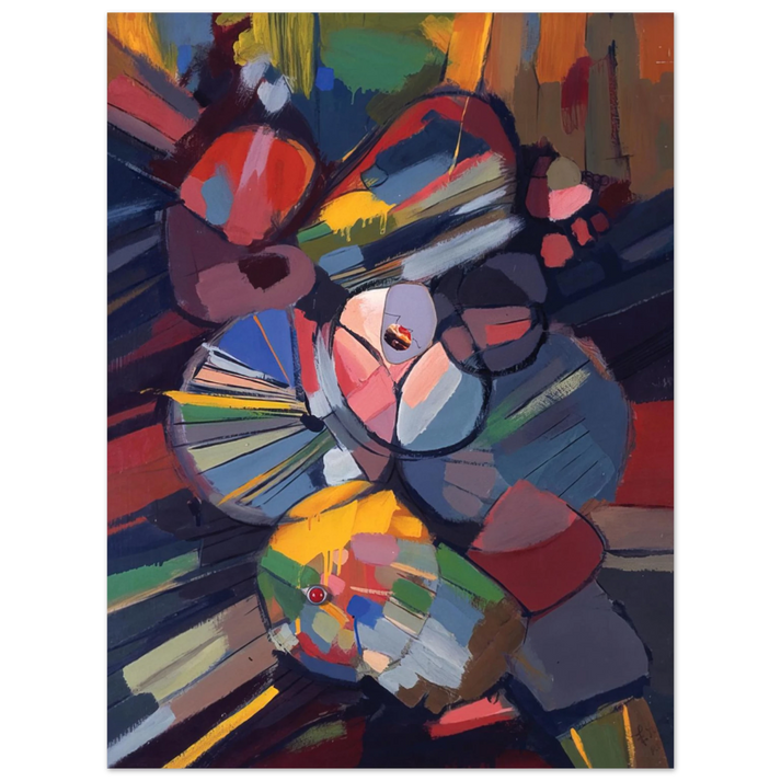 Gebre Kristos Desta - Crystalline - 1975 75x100 cm / 30x40inches Fine Art Poster