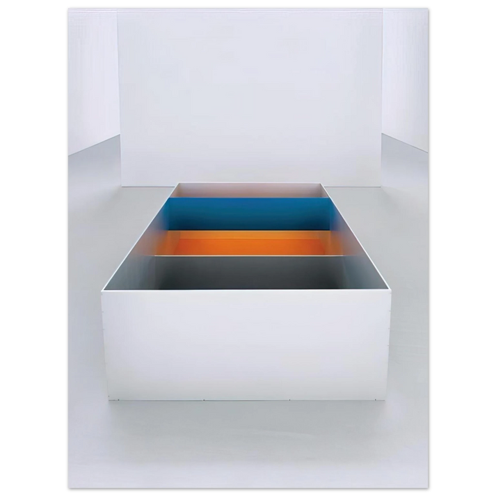 Donald Judd - Untitled 89-10 Menziken - 1989 75x100 cm / 30x40inches Fine Art Poster