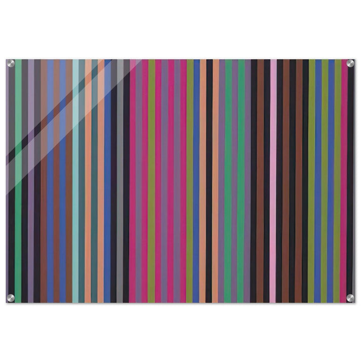 King Kong - 1969 - Gene Davis Acrylic Print - 70x100 cm / 28x40″ inches | Gene Davis Wall Art | Gene Davis Prints