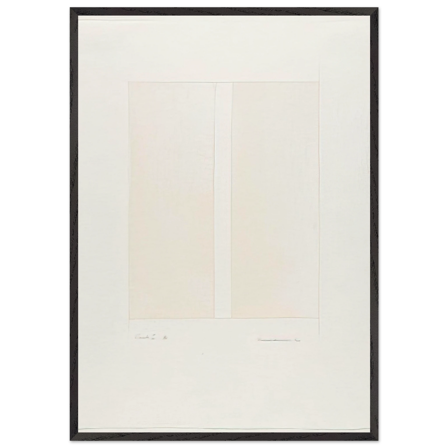 Canto I - Barnett Newman Framed Art Print – Black Wooden Frame - Default Title - -Framed Art Print