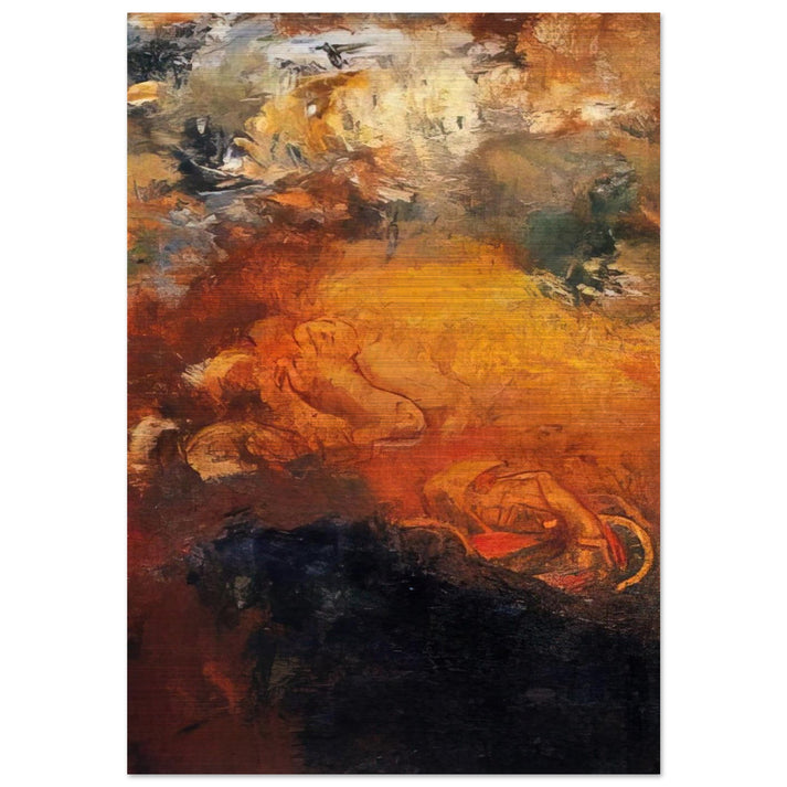 APOLLO S CHARIOT - Odilon Redon Brushed Aluminum Print - 70x100 cm / 28x40 inches | Odilon Redon Aluminum Print | Odilon Redon Prints