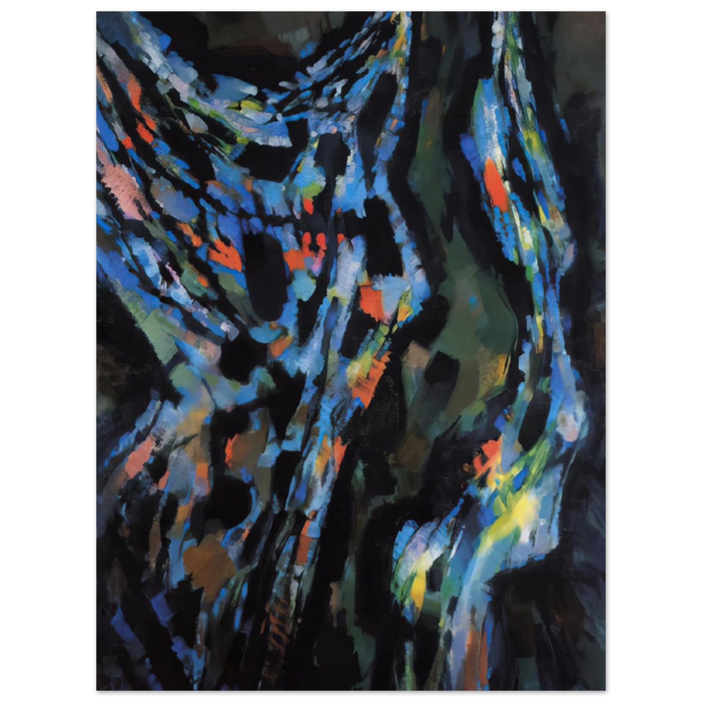 Alfred Manessier - Les Ténèbres - 1962 Fine Art Poster - Default Title