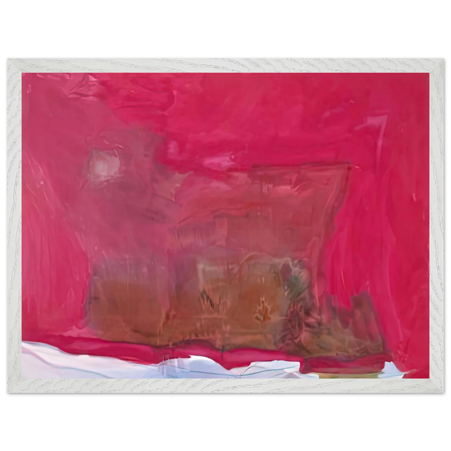 Helen Frankenthaler - Renaissance, 1971- Wall Art - 30x40 cm / 12x16 inches - Premium Wooden Framed Poster With Fine Art Paper - White frame