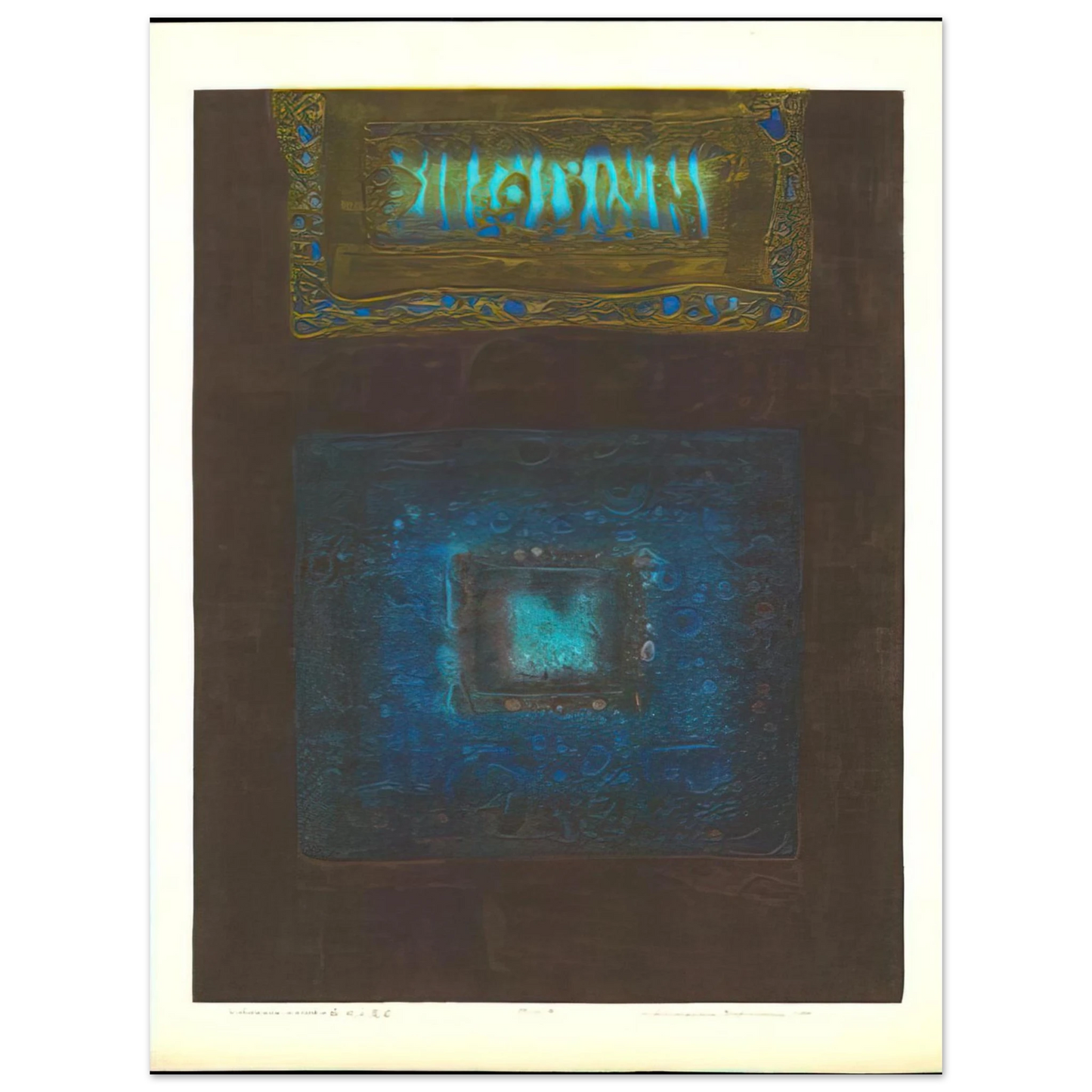 Hiroyuki Tajima - Volcanic Rocks B - 1970 Fine Art Poster - Default Title
