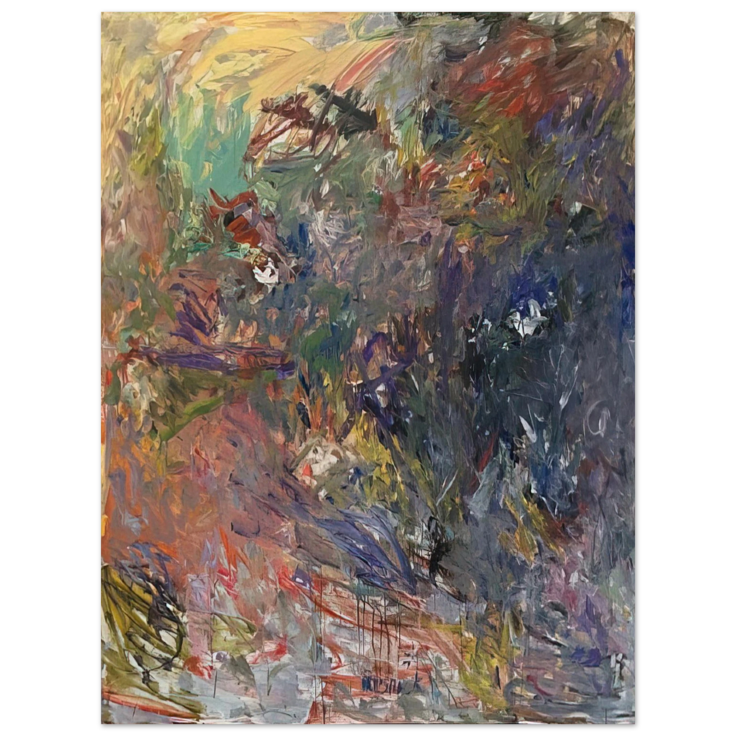 Milton Resnick - UNTITLED 1959 Fine Art Poster - Default Title