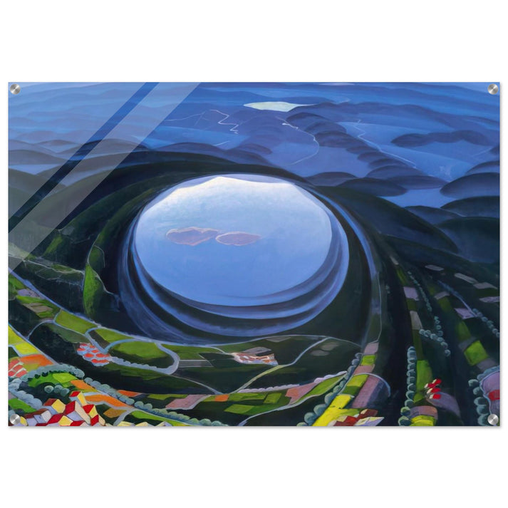 Primavera Umbria - 1923 - Gerardo Dottori Acrylic Print - 70x100 cm / 28x40″ inches