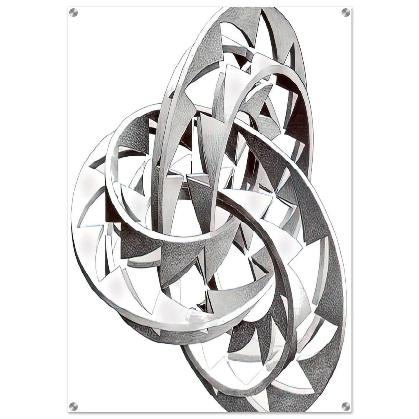 KNOT - MC Escher Acrylic Print - 70x100 cm / 28x40″ inches | Maurits Cornelis Escher Prints