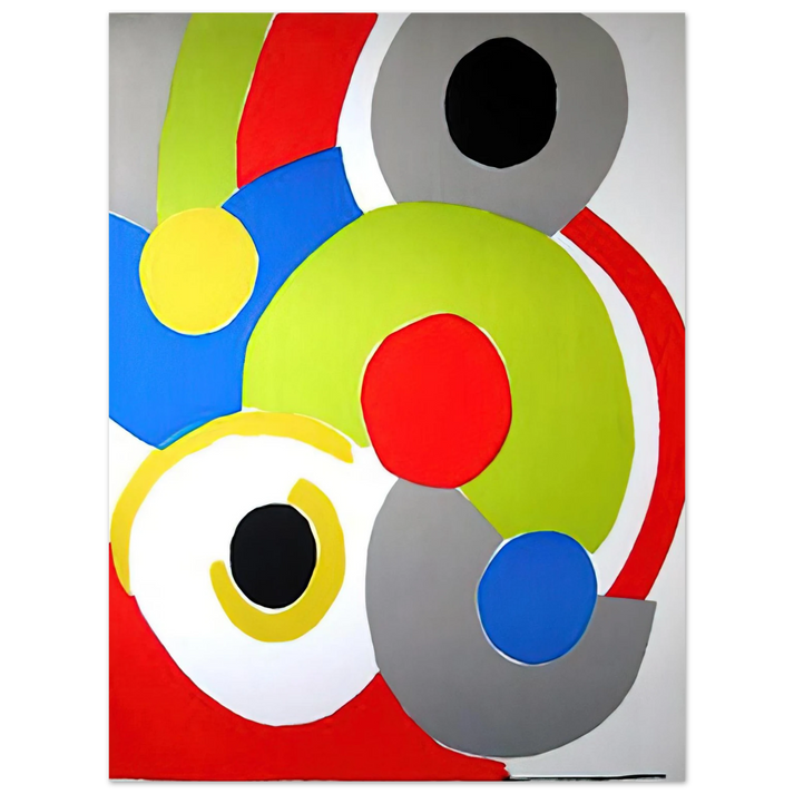 Sonia Delaunay - COMPOSITION 1 75x100 cm / 30x40inches Fine Art Poster