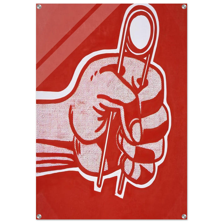 THE GRIP 1962 - Roy Lichtenstein Acrylic Print - 70x100 cm / 28x40″ inches | Roy Lichtenstein Wall Art | Roy Lichtenstein Prints