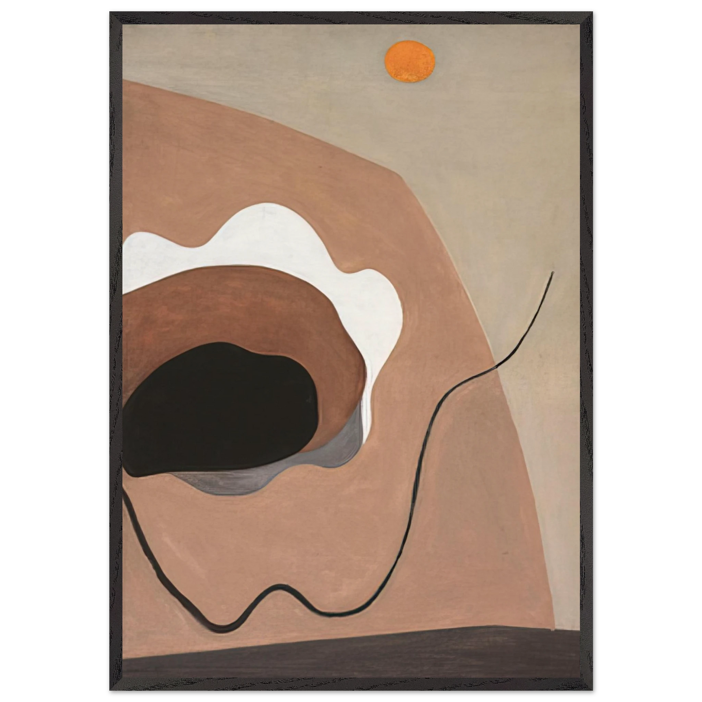 UNTITLED 1930 - Alexander Calder Framed Art Print – Black Wooden Frame - Default Title - -Framed Art Print