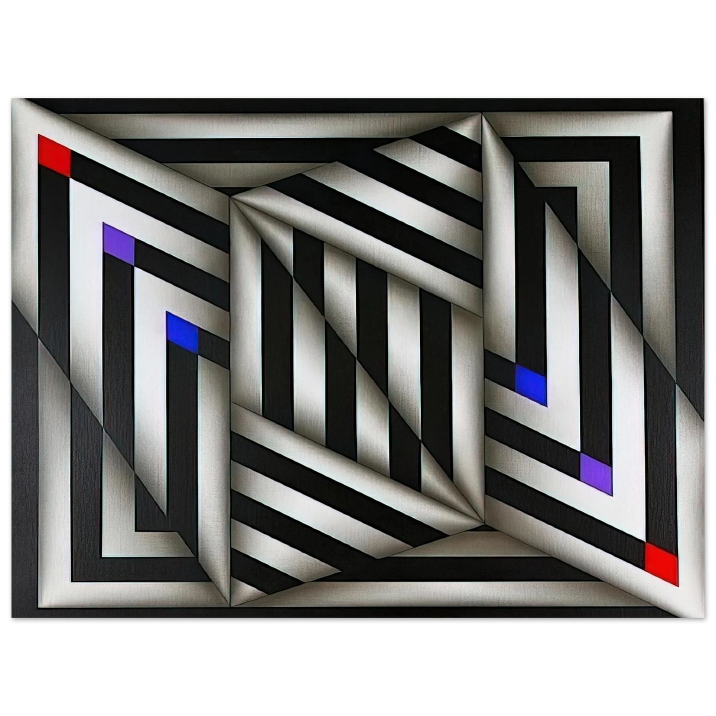 Omar Rayo - Saratoy III - 1980 Fine Art Poster - Default Title