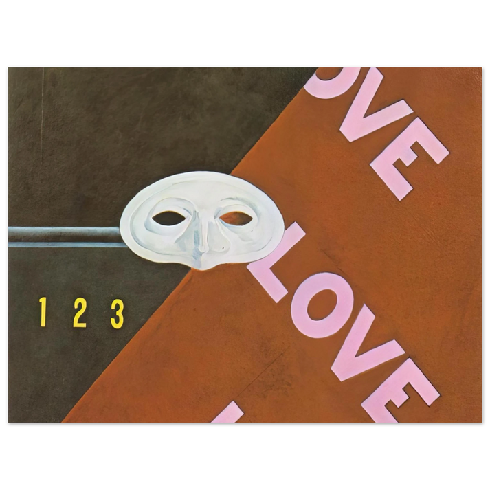 Charles Demuth - Love, Love, Love Gertrude Stein - 1928 75x100 cm / 30x40inches Fine Art Poster