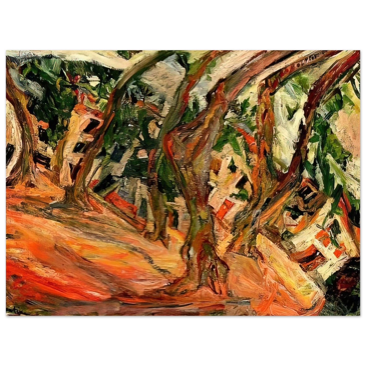 Chaim Soutine - PLANE TREES AT CERET 1920 Fine Art Poster - Default Title
